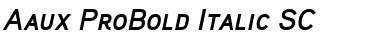 Aaux ProBold Italic SC Font