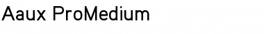 Aaux ProMedium Regular Font