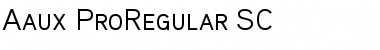 Aaux ProRegular SC Regular Font