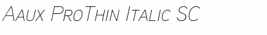 Aaux ProThin Italic SC Font