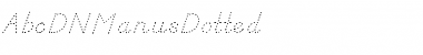 Download AbcDNManusDotted Font Download AbcDNManusDotted Font