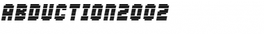 Abduction2002 Font