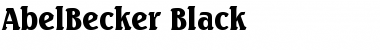 AbelBecker-Black Font