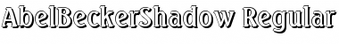 AbelBeckerShadow Font