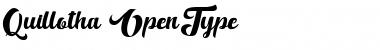 Quillotha Regular Font Quillotha Regular Font