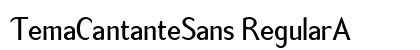 TemaCantanteSans RegularA