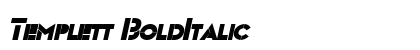 Templett BoldItalic Preview