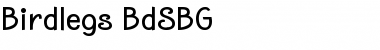 Birdlegs Font