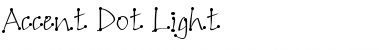 Accent Dot Light Font