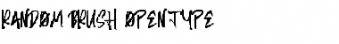 Download Random Brush Font Download Random Brush Font