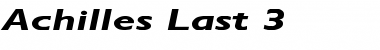 Download Achilles Last 3 Font Download Achilles Last 3 Font