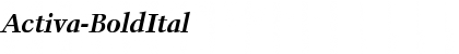 Download Activa-BoldItal Font Download Activa-BoldItal Font