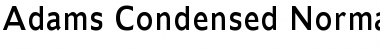 Adams Condensed Normal Font