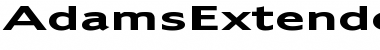 AdamsExtended Font