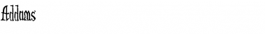 Addams Regular Font Addams Regular Font