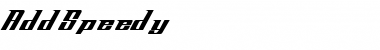 AddSpeedy Font