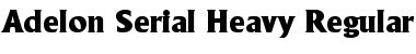 Adelon-Serial-Heavy Regular Font