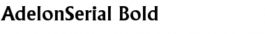 AdelonSerial Font