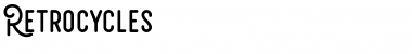 Download Retrocycles Font Download Retrocycles Font