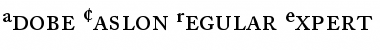 ACaslonExp Regular Font