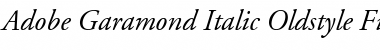 AGaramond RegularSC Italic Font