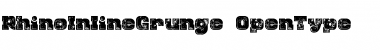 Rhino Inline Grunge Font