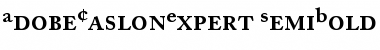 AdobeCaslonExpert-SemiBold Semi Bold Font