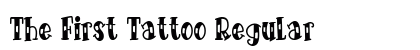 The First Tattoo Regular Font Preview