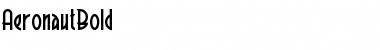 Download AeronautBold Font