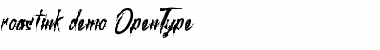 Download roastink demo Font Download roastink demo Font