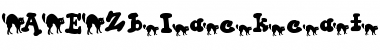 AEZ black cat Font