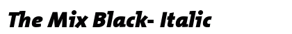 The Mix Black- Italic preview