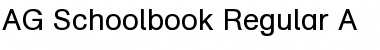 AG Schoolbook Regular Font AG Schoolbook Regular Font
