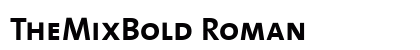 TheMixBold Roman preview