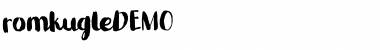 Romkugle DEMO Font
