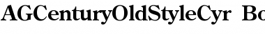 Download AGCenturyOldStyleCyr Font