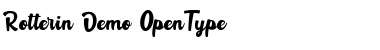 Download Rotterin Demo Font