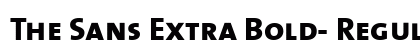 The Sans Extra Bold- Regular preview
