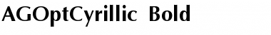 Download AGOptCyrillic Font