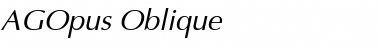 AGOpus Font