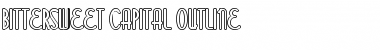 Bittersweet Capital Outline Font