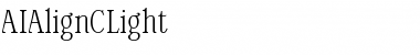 AIAlign Regular Font AIAlign Regular Font
