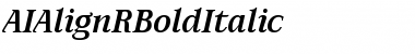 AIAlign Italic Font