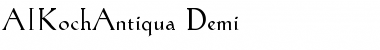 Download AIKochAntiqua-Demi Font