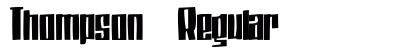 Thompson Regular preview