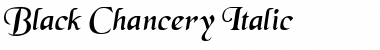 Black Chancery Font