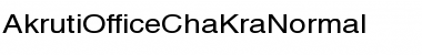 AkrutiOfficeChakra Font
