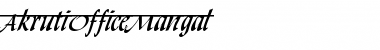 AkrutiOfficeMangal Font