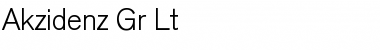 Akzidenz Gr Lt Regular Font