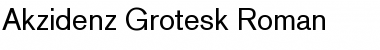 AkzidenzGrotesk Regular Font AkzidenzGrotesk Regular Font